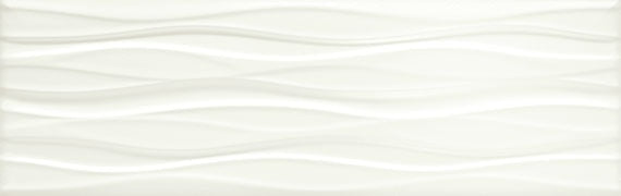 American Olean Visual Impressions Multi Wave 8" x 24"-Ceramic Tile-American Olean-White-8" x 24"-State Tile