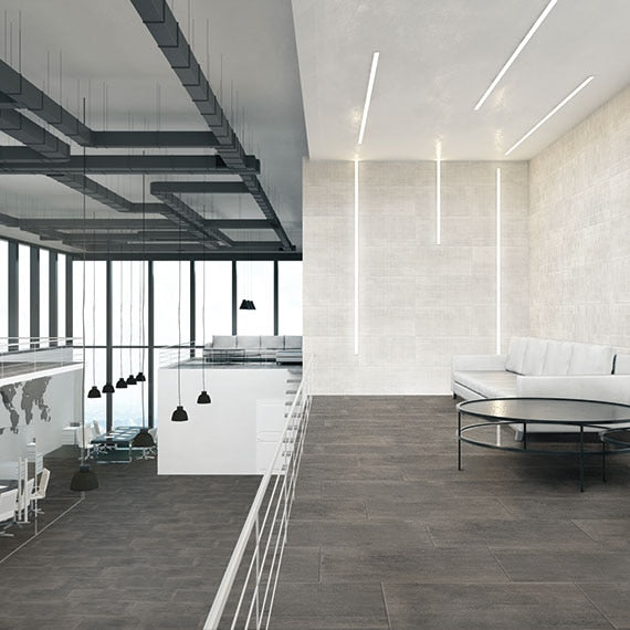 Daltile Concrete Masonry 16" x 32"-Porcelain Tile-Daltile-State Tile