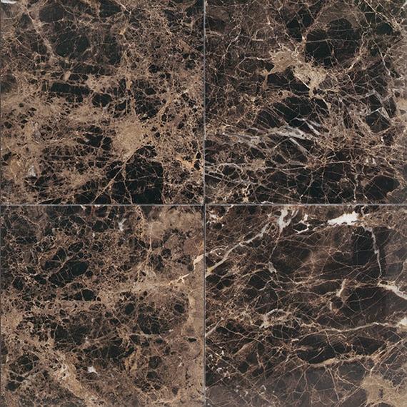 American Olean Marble 12" x 12"-Natural Stone Tile-American Olean-Emperador Dark-12" x 12"-State Tile