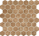 Daltile Vintage Hex 11" x 12"-Glass Mosaic-Daltile-Legacy Sepia-11" x 12"-State Tile
