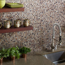 Daltile Jewel Tide 12.18" x 12.31"-Glass Mosaic-Daltile-State Tile