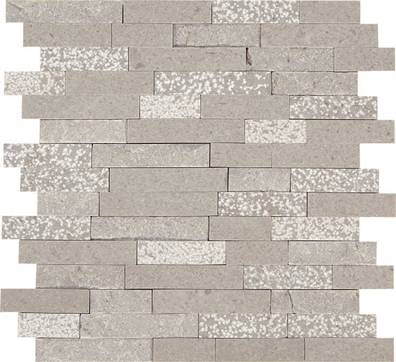 American Olean Presario 12.12" x 11.88"-Marble Mosaic-American Olean-Meta Silver-12.12" x 11.88"-State Tile