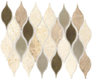 Daltile Decorative Accents 10" x 13"-Natural Stone Mosaic-Daltile-Lumia Leaf Beige-10" x 13"-State Tile