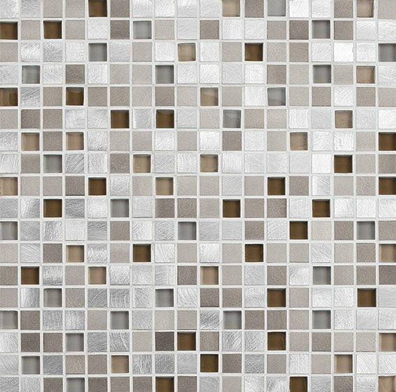 American Olean Morello 12" x 12"-Glass & Metal Mosaic-American Olean-Amber-12" x 12"-State Tile