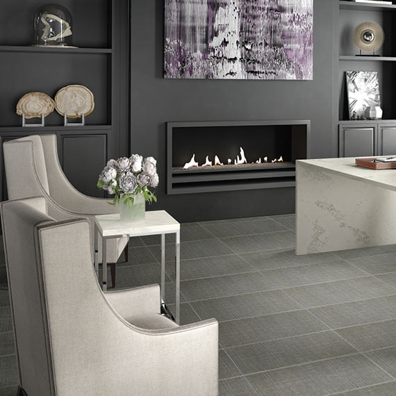 Daltile Fabric Art Kaleidoscope 12" x 24"-Porcelain Tile-Daltile-State Tile