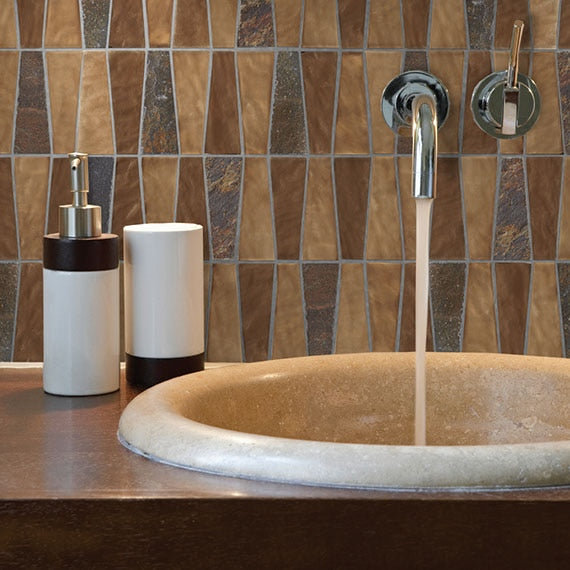 Daltile Regal Pendant 12" x 11"-Stone & Glass Mosaic-Daltile-State Tile