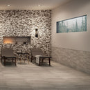 Marazzi Predella Random Linear Mosaic 11.88" x 12.13"-Marble Mosaic-Marazzi-State Tile