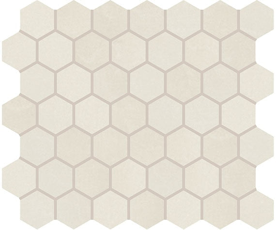 Marazzi Moroccan Concrete 10.25" x 11.38"-Porcelain Mosaic-Marazzi-Off White-10.25" x 11.38"-State Tile