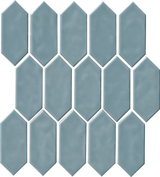 Marazzi Artezen 11.13" x 12.25"-Ceramic Mosaic-Marazzi-Classic Blue-11.13" x 12.25"-State Tile