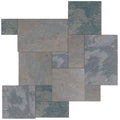American Olean Slate Versailles Pattern 16" x RL-Natural Stone Tile-American Olean-Indian Multicolor-16" x RL-State Tile