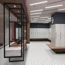 Daltile Keystones 2" Hexagon Dot 12" x 24"-Porcelain Mosaic-Daltile-Arctic White | Black-12" x 24"-State Tile