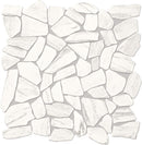 Daltile Raine 12" x 12"-Marble Mosaic-Daltile-Stratus White Pebble Mosaic-12" x 12"-State Tile