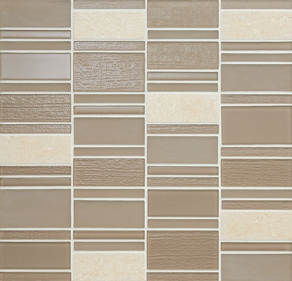 American Olean Serentina 12" x 12"-Glass & Stone Mosaic-American Olean-Composure-12" x 12"-State Tile