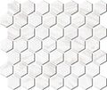 Daltile Perpetuo Hex 10" x 11"-Porcelain Mosaic-Daltile-Timeless White-10" x 11"-State Tile