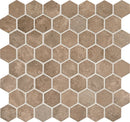 Daltile Vintage Hex 11" x 12"-Glass Mosaic-Daltile-Relic Umber-11" x 12"-State Tile