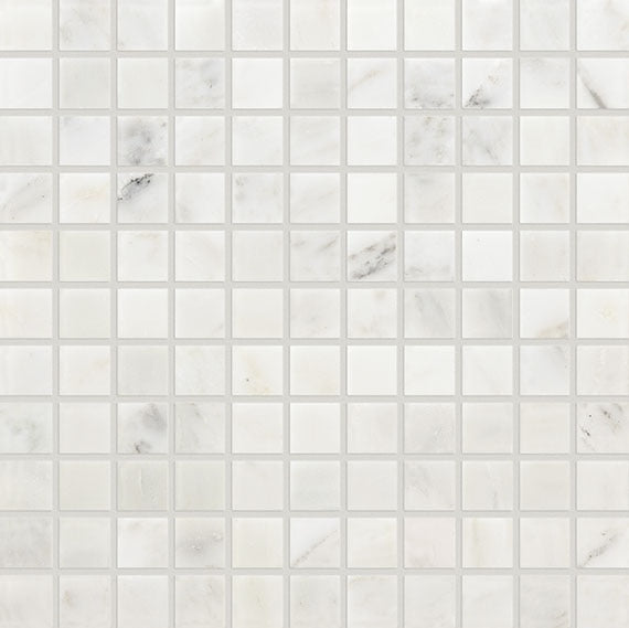 Daltile Marble 1 x 1 12" x 12"-Marble Mosaic-Daltile-First Snow Elegance Honed-12" x 12"-State Tile