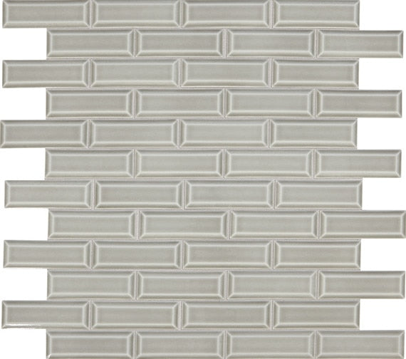 Daltile Revalia 2 x 6 11.69" x 14.63"-Ceramic Mosaic-Daltile-Festive Gray-11.69" x 14.63"-State Tile