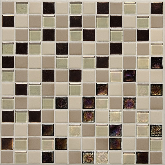 Daltile Coastal Keystones 1 x 1 12" x 12"-Glass Mosaic-Daltile-Sunset Cove-12" x 12"-State Tile