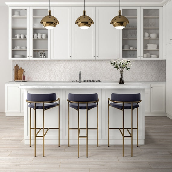 Daltile Perpetuo Hex 10" x 11"-Porcelain Mosaic-Daltile-State Tile