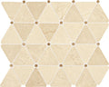 Daltile Marble Traingle 12" x 12"-Marble Mosaic-Daltile-Crema Marfil Classico Polished-12" x 12"-State Tile