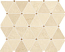 Daltile Marble Traingle 12" x 12"-Marble Mosaic-Daltile-Crema Marfil Classico Polished-12" x 12"-State Tile