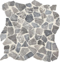 Marazzi Predella Pebble Mosaic 12" x 12"-Marble Mosaic-Marazzi-Meta Silver-12" x 12"-State Tile