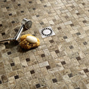 Marazzi Archaeology Pinwheel 12" x 12"-Porcelain Mosaic-Marazzi-State Tile