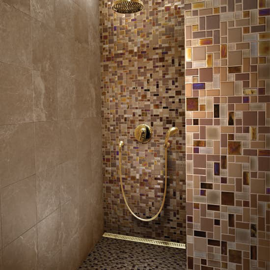 Daltile Coastal Keystones Block Random 12" x 12"-Glass Mosaic-Daltile-State Tile