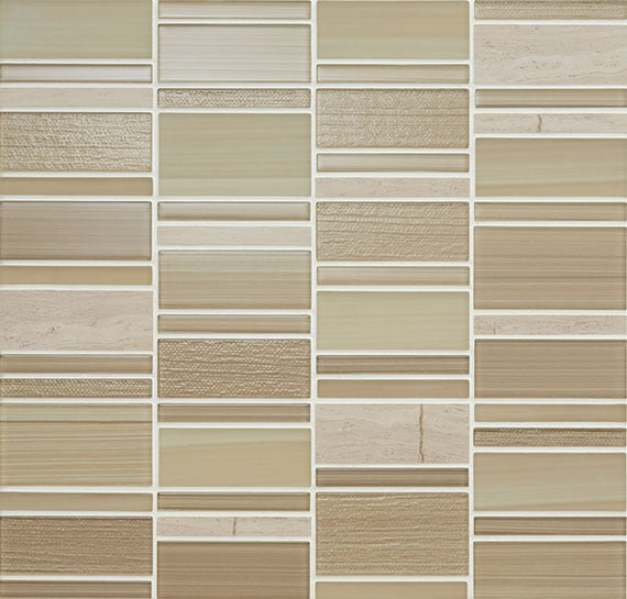 American Olean Serentina 12" x 12"-Glass & Stone Mosaic-American Olean-Accord-12" x 12"-State Tile