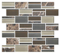 American Olean Color Appeal 3" 11.75" x 12.75"-Glass & Stone Mosaic-American Olean-Tortoise Shell-11.75" x 12.75"-State Tile