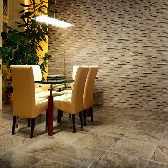 Marazzi Archaeology Random Linear 12" x 12"-Porcelain Mosaic-Marazzi-State Tile