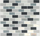 Daltile Coastal Keystones 2 x 1 12" x 13"-Glass Mosaic-Daltile-Tropical Thunder-12" x 13"-State Tile