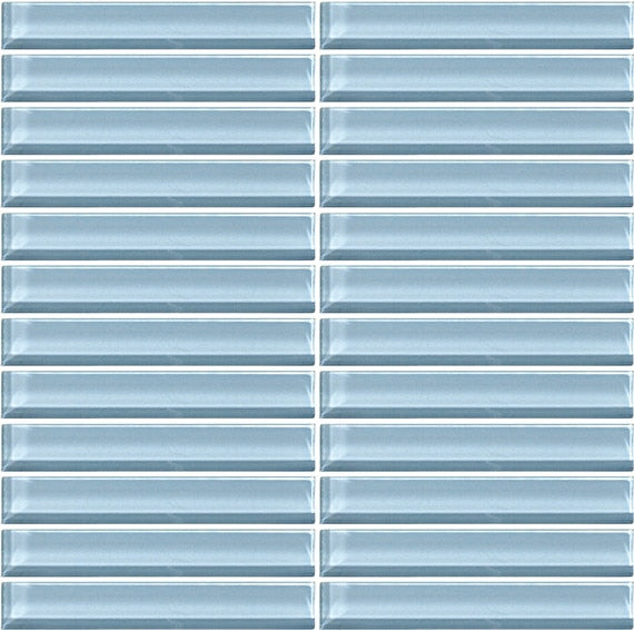 Daltile Color Wave Classic Color 1 x 1 12" x 12"-Glass Mosaic-Daltile-Blue Lagoon-12" x 12"-State Tile