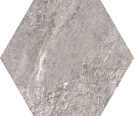 Daltile Perpetuo Hex 8" x 8"-Porcelain Mosaic-Daltile-Eternal Grey-8" x 8"-State Tile