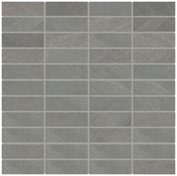 Marazzi Modern Oasis 1 x 3 12" x 12"-Porcelain Mosaic-Marazzi-Stormy Sky-12" x 12"-State Tile