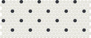 Daltile Keystones Penny Round 1 x 1 11" x 22"-Porcelain Mosaic-Daltile-Arctic White | Black Retro Dot-11" x 22"-State Tile