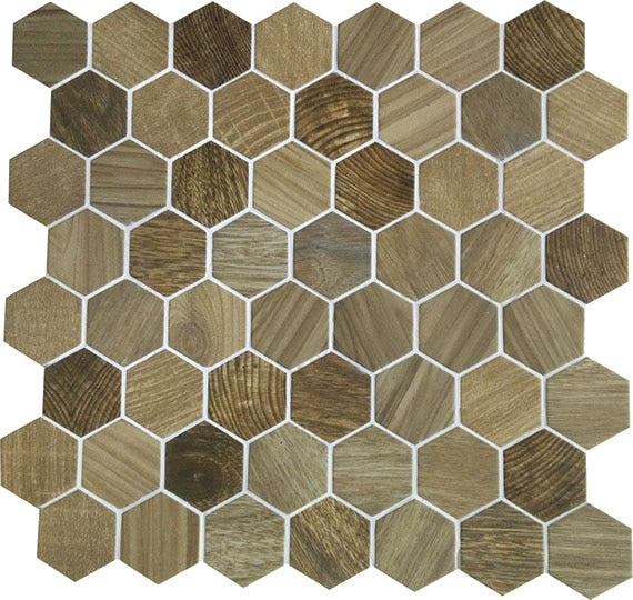 American Olean Crosswood 11" x 12"-Glass Mosaic-American Olean-Sandpiper-11" x 12"-State Tile