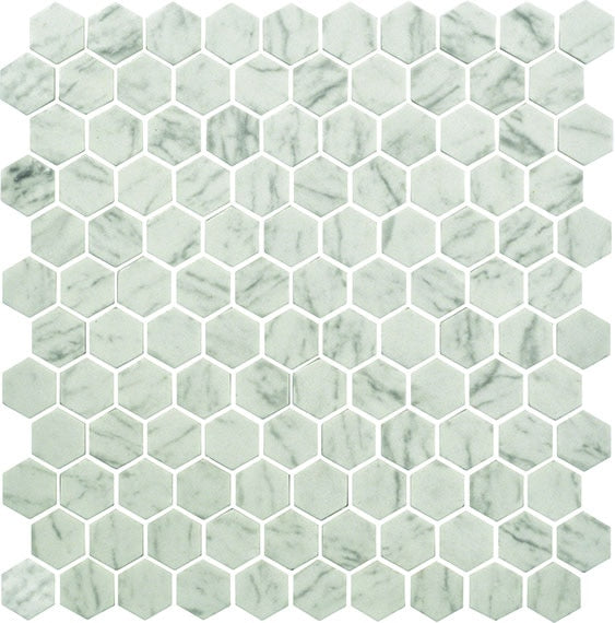 Daltile Uptown Glass 11.5" x 11.75"-Glass Mosaic-Daltile-Carrara-11.5" x 11.75"-State Tile