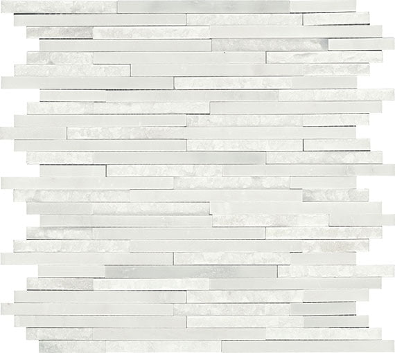 Daltile Marble Random 12" x 12"-Marble Mosaic-Daltile-First Snow Elegance Polished-12" x 12"-State Tile