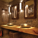 Daltile Coastal Keystones 1 x 1 12" x 12"-Glass Mosaic-Daltile-State Tile