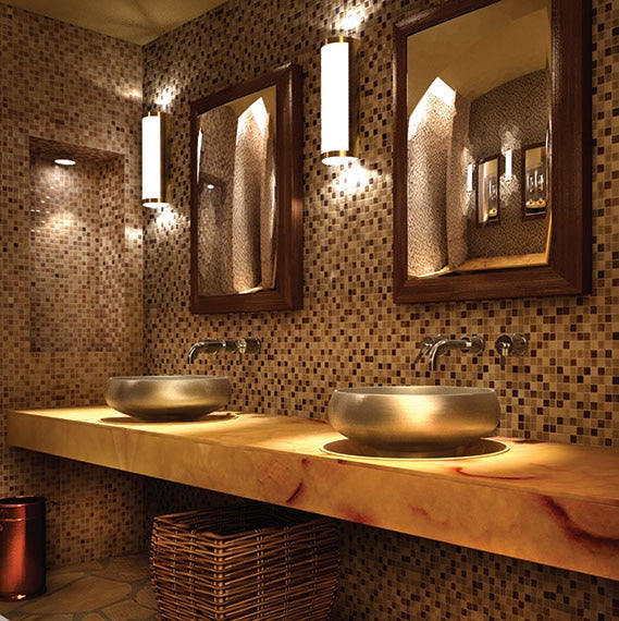 Daltile Coastal Keystones 1 x 1 12" x 12"-Glass Mosaic-Daltile-State Tile