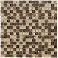 Marazzi Crystal Stone II 12" x 12"-Stone & Glass Mosaic-Marazzi-Espresso-12" x 12"-State Tile
