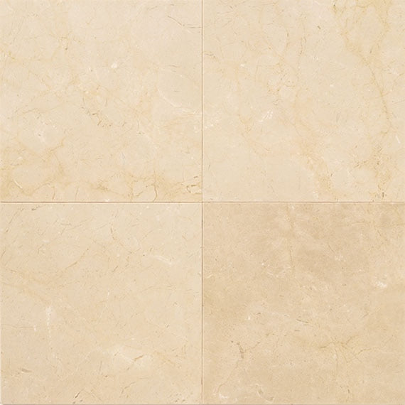 Daltile Marble 18" x 18"-Marble Tile-Daltile-Crema Marfil Elegance Polished-18" x 18"-State Tile