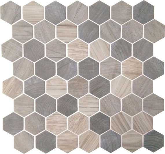 American Olean Crosswood 11" x 12"-Glass Mosaic-American Olean-Pelican-11" x 12"-State Tile