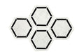 Daltile Marble 6" HEX 10.25" x 11.88"-Marble Mosaic-Daltile-Marble Black | White-10.25" x 11.88"-State Tile