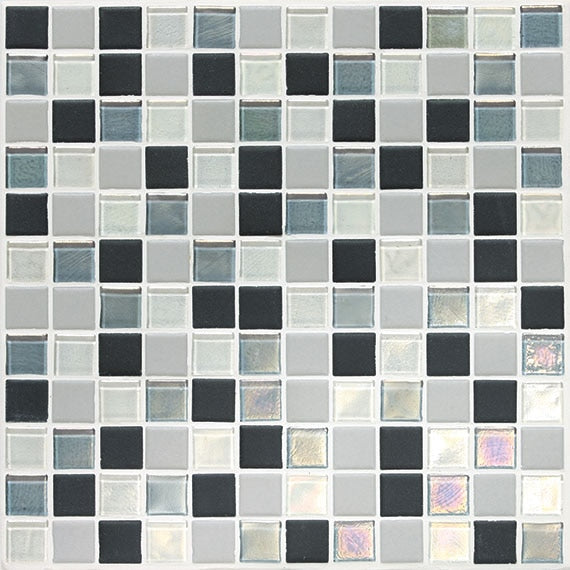 Daltile Coastal Keystones 1 x 1 12" x 12"-Glass Mosaic-Daltile-Tropical Thunder-12" x 12"-State Tile