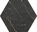 Daltile Perpetuo Hex 8" x 8"-Porcelain Mosaic-Daltile-Infinite Black-8" x 8"-State Tile