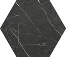 Daltile Perpetuo Hex 8" x 8"-Porcelain Mosaic-Daltile-Infinite Black-8" x 8"-State Tile