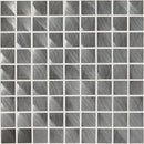 Daltile Structure 1 x 1 11.8" x 11.8"-Metal Mosaic-Daltile-Gunmetal-11.8" x 11.8"-State Tile