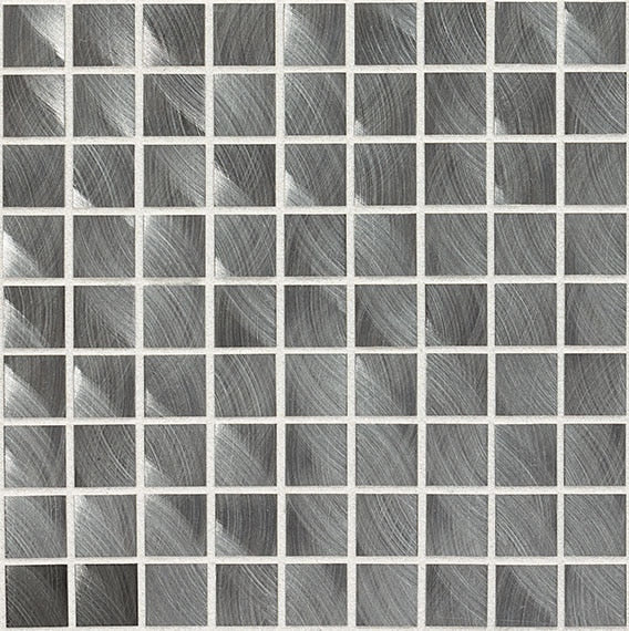 Daltile Structure 1 x 1 11.8" x 11.8"-Metal Mosaic-Daltile-Gunmetal-11.8" x 11.8"-State Tile